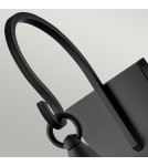 Kinkiety zewnętrzne - Elstead Lighting Duża latarnia naścienna Huntersfield - 3 źródła światła IP44 HK-HUNTERSFIELD2-L-BK - product 2
