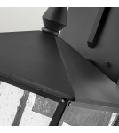 Kinkiety zewnętrzne - Elstead Lighting Duża latarnia naścienna Huntersfield - 3 źródła światła IP44 HK-HUNTERSFIELD2-L-BK - product 3