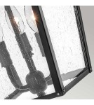 Kinkiety zewnętrzne - Elstead Lighting Duża latarnia naścienna Huntersfield - 3 źródła światła IP44 HK-HUNTERSFIELD2-L-BK - product 4