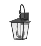Kinkiety zewnętrzne - Elstead Lighting Średnia latarnia naścienna Huntersfield - 2 źródła światła IP44 HK-HUNTERSFIELD2-M-BK - product 1