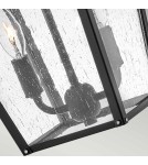Kinkiety zewnętrzne - Elstead Lighting Średnia latarnia naścienna Huntersfield - 2 źródła światła IP44 HK-HUNTERSFIELD2-M-BK - product 4
