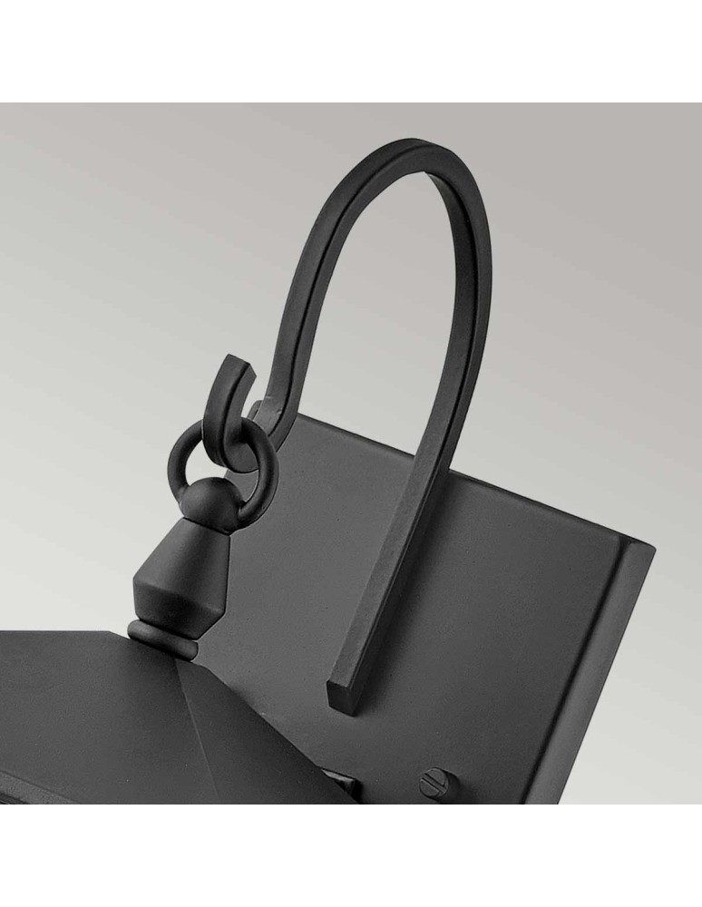 Elstead Lighting Mała latarnia naścienna Huntersfield - 1 źródło światła IP44 HK-HUNTERSFIELD2-S-BK Elstead Lighting Mała latarnia naścienna Huntersfield - 1 źródło światła IP44 HK-HUNTERSFIELD2-S-BK