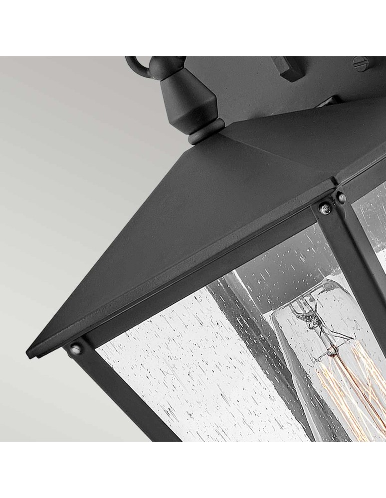 Elstead Lighting Mała latarnia naścienna Huntersfield - 1 źródło światła IP44 HK-HUNTERSFIELD2-S-BK Elstead Lighting Mała latarnia naścienna Huntersfield - 1 źródło światła IP44 HK-HUNTERSFIELD2-S-BK