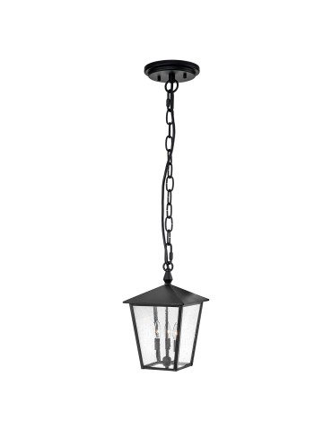 Elstead Lighting Duża latarnia wisząca Huntersfield - 3 źródła światła IP44 HK-HUNTERSFIELD8-L-BK