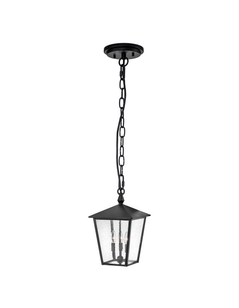 Elstead Lighting Duża latarnia wisząca Huntersfield - 3 źródła światła IP44 HK-HUNTERSFIELD8-L-BK
