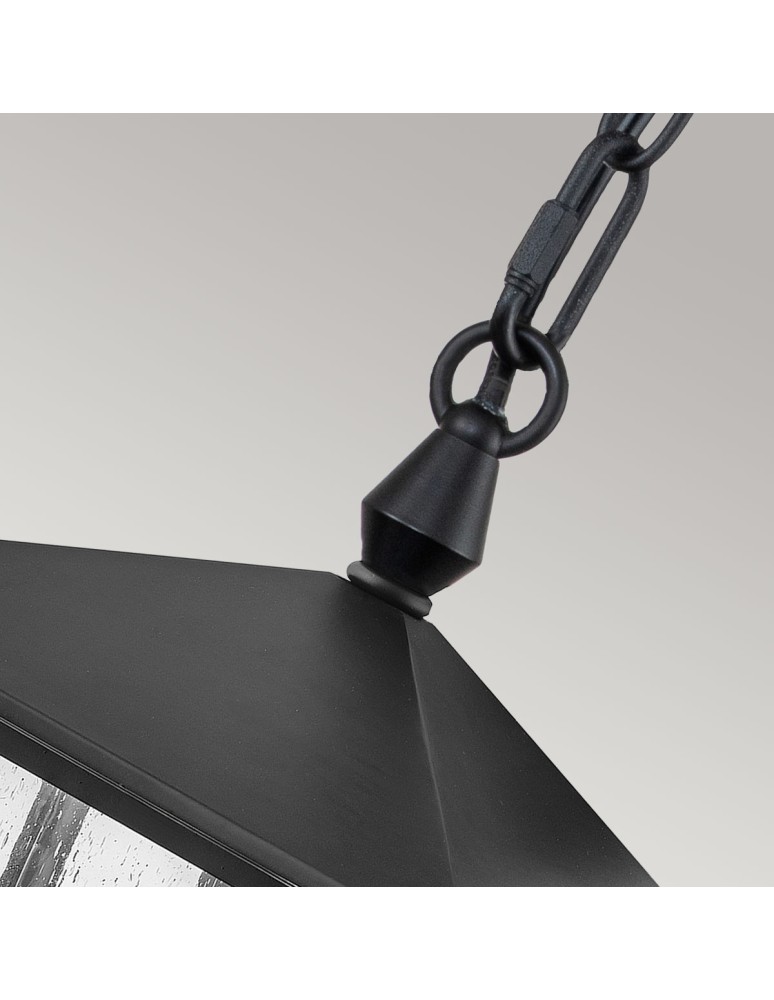 Elstead Lighting Duża latarnia wisząca Huntersfield - 3 źródła światła IP44 HK-HUNTERSFIELD8-L-BK Elstead Lighting Duża latarnia wisząca Huntersfield - 3 źródła światła IP44 HK-HUNTERSFIELD8-L-BK