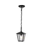 Elstead Lighting Mała latarnia wisząca Huntersfield - 1 źródło światła IP44 HK-HUNTERSFIELD8-S-BK Elstead Lighting Mała latarnia wisząca Huntersfield - 1 źródło światła IP44 HK-HUNTERSFIELD8-S-BK