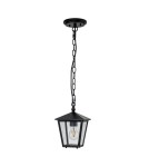 Elstead Lighting Mała latarnia wisząca Huntersfield - 1 źródło światła IP44 HK-HUNTERSFIELD8-S-BK Elstead Lighting Mała latarnia wisząca Huntersfield - 1 źródło światła IP44 HK-HUNTERSFIELD8-S-BK
