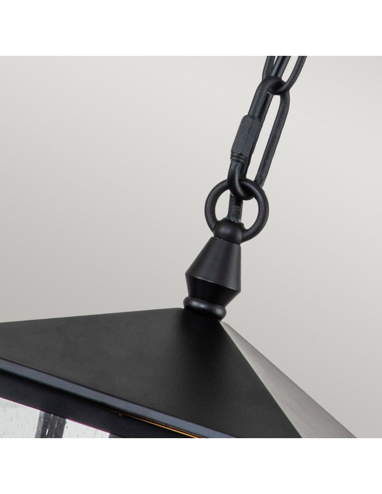 Elstead Lighting Mała latarnia wisząca Huntersfield - 1 źródło światła IP44 HK-HUNTERSFIELD8-S-BK Elstead Lighting Mała latarnia wisząca Huntersfield - 1 źródło światła IP44 HK-HUNTERSFIELD8-S-BK