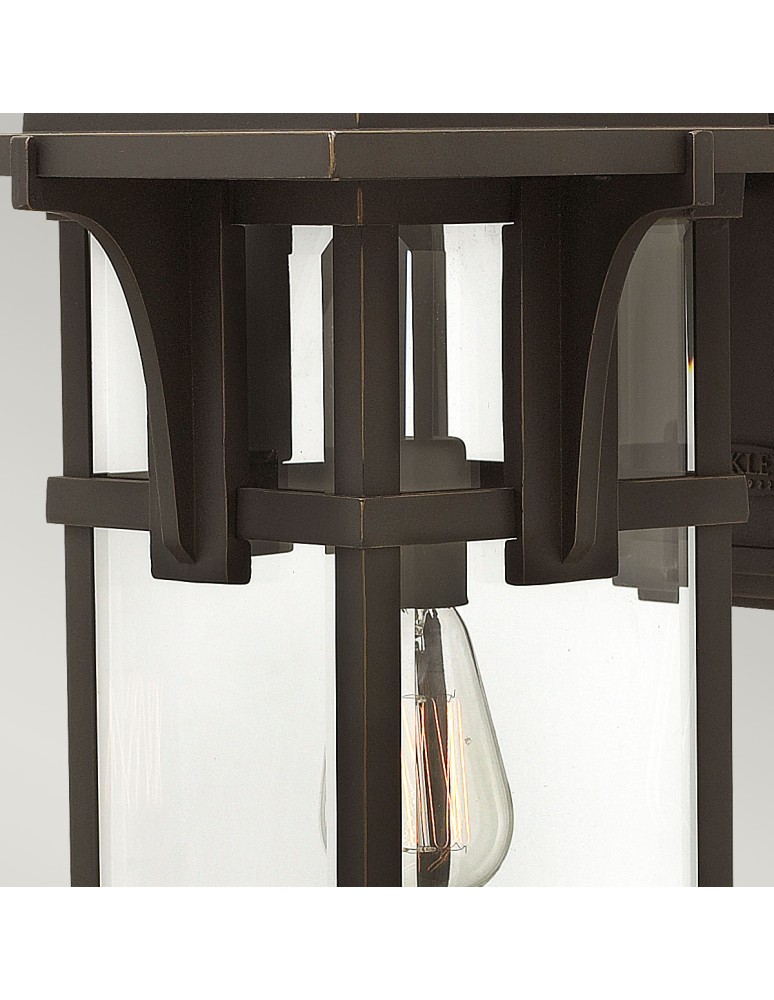 Elstead Lighting Duża latarnia naścienna Manhattan - 1 źródło światła IP44 HK-MANHATTAN2-L