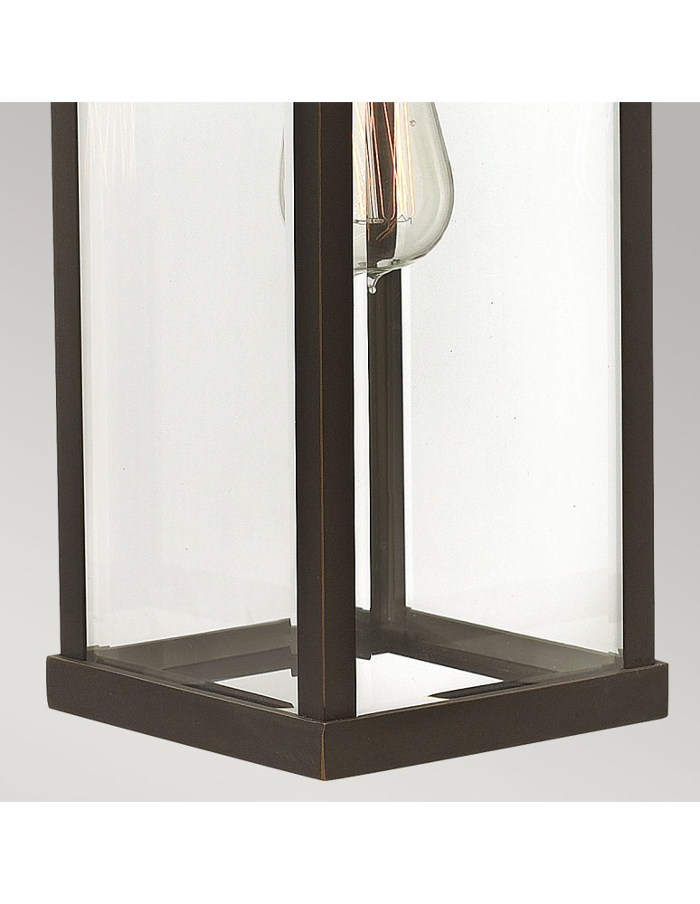 Elstead Lighting Duża latarnia naścienna Manhattan - 1 źródło światła IP44 HK-MANHATTAN2-L