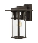 Kinkiety zewnętrzne - Elstead Lighting Średnia latarnia naścienna Manhattan - 1 źródło światła IP44 HK-MANHATTAN2-M - product 1