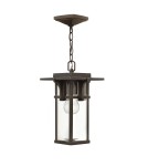 Lampy zewnętrzne wiszące - Elstead Lighting Latarnia wisząca Manhattan - 1 źródło światła IP23 HK-MANHATTAN8-S - product 1