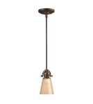 Lampy wiszące - Elstead Lighting Mała lampa wisząca Mayflower - 1 źródło światła HK-MAYFLOWER-P-A - product 1