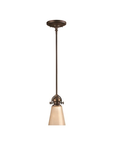 Elstead Lighting Mała lampa wisząca Mayflower - 1 źródło światła HK-MAYFLOWER-P-A