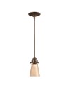 Elstead Lighting Mała lampa wisząca Mayflower - 1 źródło światła HK-MAYFLOWER-P-A