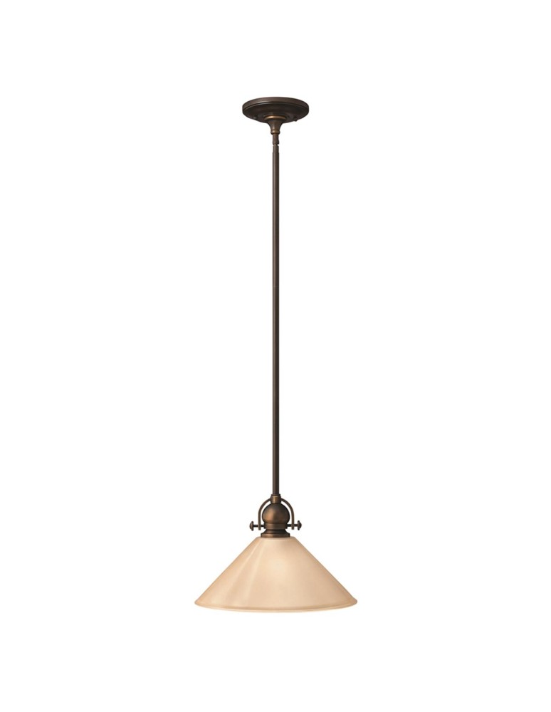 Elstead Lighting Mała lampa wisząca Mayflower - 1 źródło światła HK-MAYFLOWER-P-B Elstead Lighting Mała lampa wisząca Mayflower - 1 źródło światła HK-MAYFLOWER-P-B