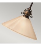 Elstead Lighting Mała lampa wisząca Mayflower - 1 źródło światła HK-MAYFLOWER-P-B Elstead Lighting Mała lampa wisząca Mayflower - 1 źródło światła HK-MAYFLOWER-P-B
