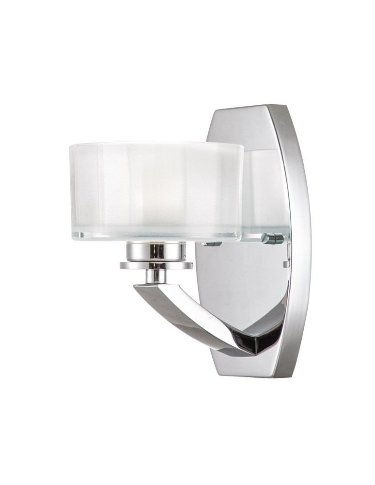 Elstead Lighting Kinkiet Meridian - 1 źródło światła - Polerowany chrom IP44 HK-MERIDIAN1-BATH-PC Elstead Lighting Kinkiet Meridian - 1 źródło światła - Polerowany chrom IP44 HK-MERIDIAN1-BATH-PC