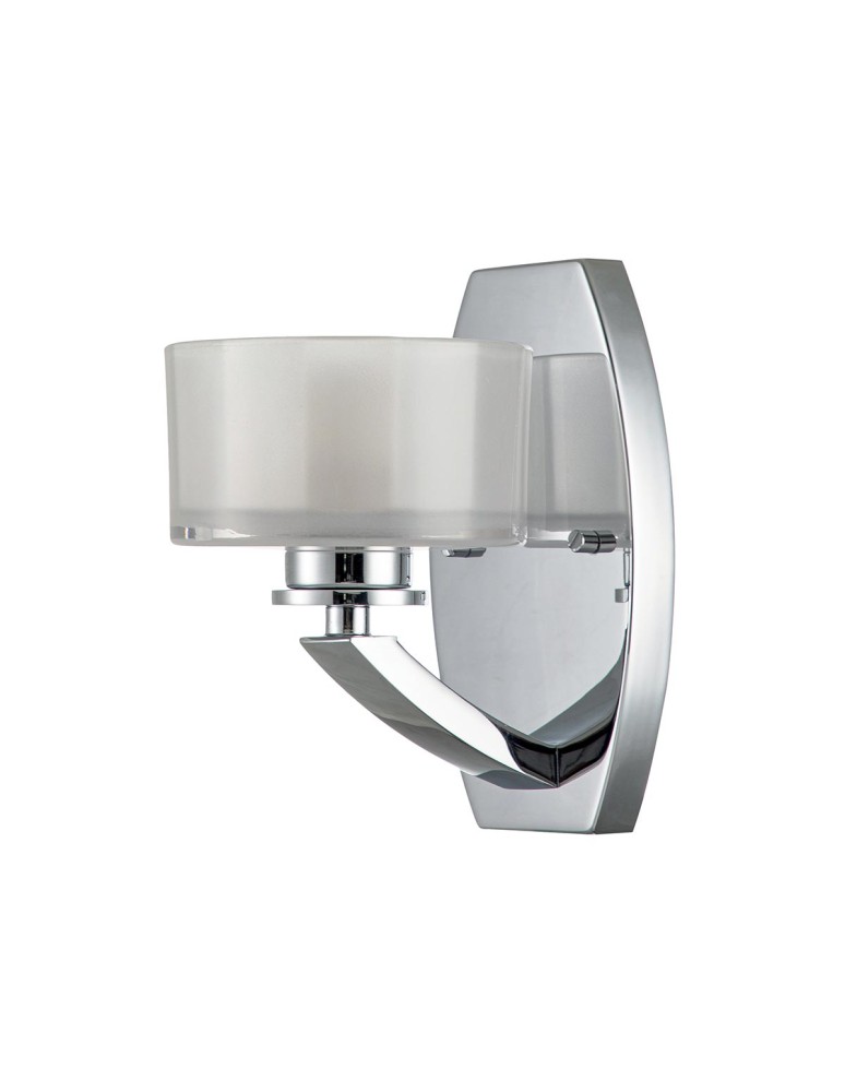 Elstead Lighting Kinkiet Meridian - 1 źródło światła - Polerowany chrom IP44 HK-MERIDIAN1-BATH-PC Elstead Lighting Kinkiet Meridian - 1 źródło światła - Polerowany chrom IP44 HK-MERIDIAN1-BATH-PC
