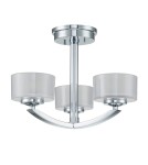 Lampy wiszące - Elstead Lighting Półplafon Meridian - 3 źródła światła - Polerowany chrom IP44 HK-MERIDIAN-SF-BATH-PC - product 2