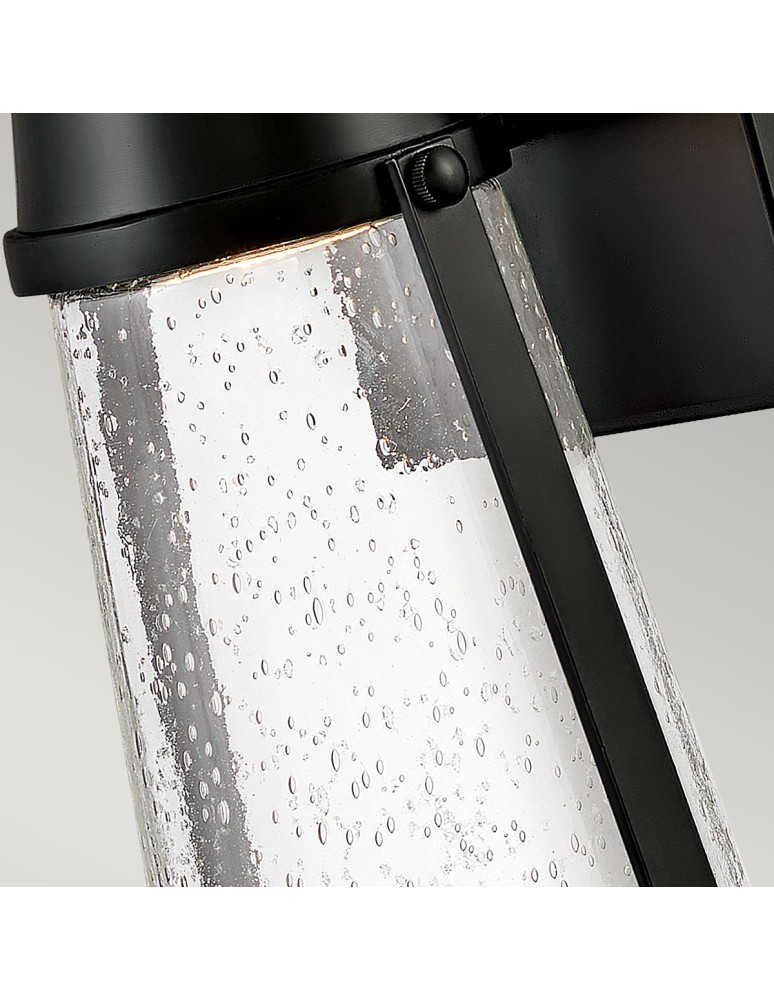 Kinkiety zewnętrzne - Elstead Lighting Latarnia naścienna LED Miles - 1 źródło światła - Czarna IP44 HK-MILES-BK - product kolory-swiatla.pl 3