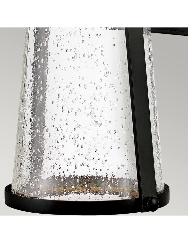 Kinkiety zewnętrzne - Elstead Lighting Latarnia naścienna LED Miles - 1 źródło światła - Czarna IP44 HK-MILES-BK - product kolory-swiatla.pl 4