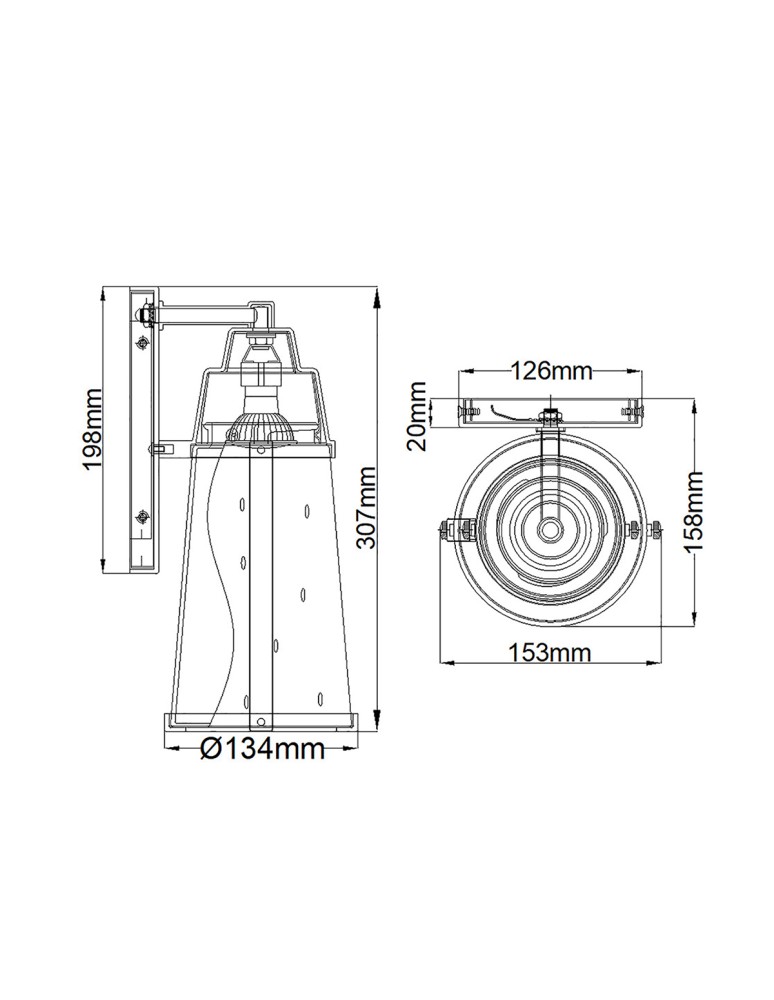Elstead Lighting Latarnia naścienna LED Miles - Satynowy nikiel IP44 HK-MILES-SI Elstead Lighting Latarnia naścienna LED Miles - Satynowy nikiel IP44 HK-MILES-SI