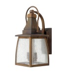 Kinkiety zewnętrzne - Elstead Lighting Mała latarnia naścienna Montauk - 2 źródła światła IP44 HK-MONTAUK-M - product 1