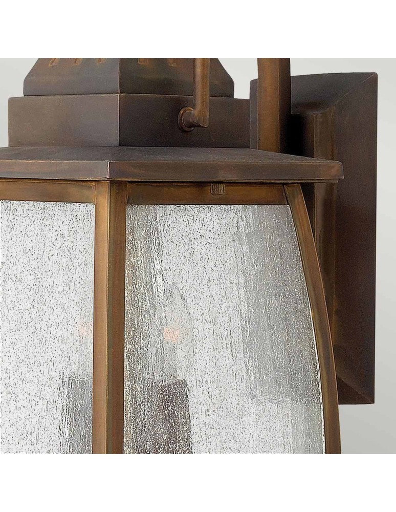 Elstead Lighting Mała latarnia naścienna Montauk - 2 źródła światła IP44 HK-MONTAUK-M