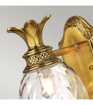 Kinkiety łazienkowe - Elstead Lighting Kinkiet Plantation - 1 źródło światła - Oksydowany mosiądz IP44 HK-PLANTATION1-BATH-BB - product 2