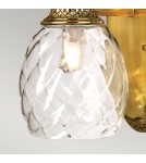 Kinkiety łazienkowe - Elstead Lighting Kinkiet Plantation - 1 źródło światła - Oksydowany mosiądz IP44 HK-PLANTATION1-BATH-BB - product 3