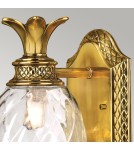 Kinkiety łazienkowe - Elstead Lighting Kinkiet Plantation - 1 źródło światła - Oksydowany mosiądz IP44 HK-PLANTATION1-BATH-BB - product 4
