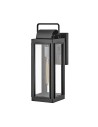 Elstead Lighting Mała latarnia naścienna Sag Harbor - 1 źródło światła - Czarna IP44 HK-SAG-HARBOR-S-BK
