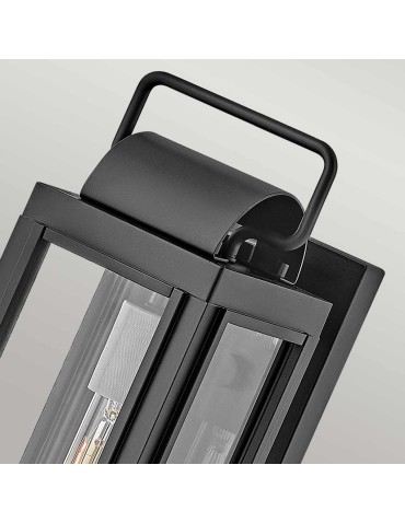 Elstead Lighting Mała latarnia naścienna Sag Harbor - 1 źródło światła - Czarna IP44 HK-SAG-HARBOR-S-BK - produkt 2
