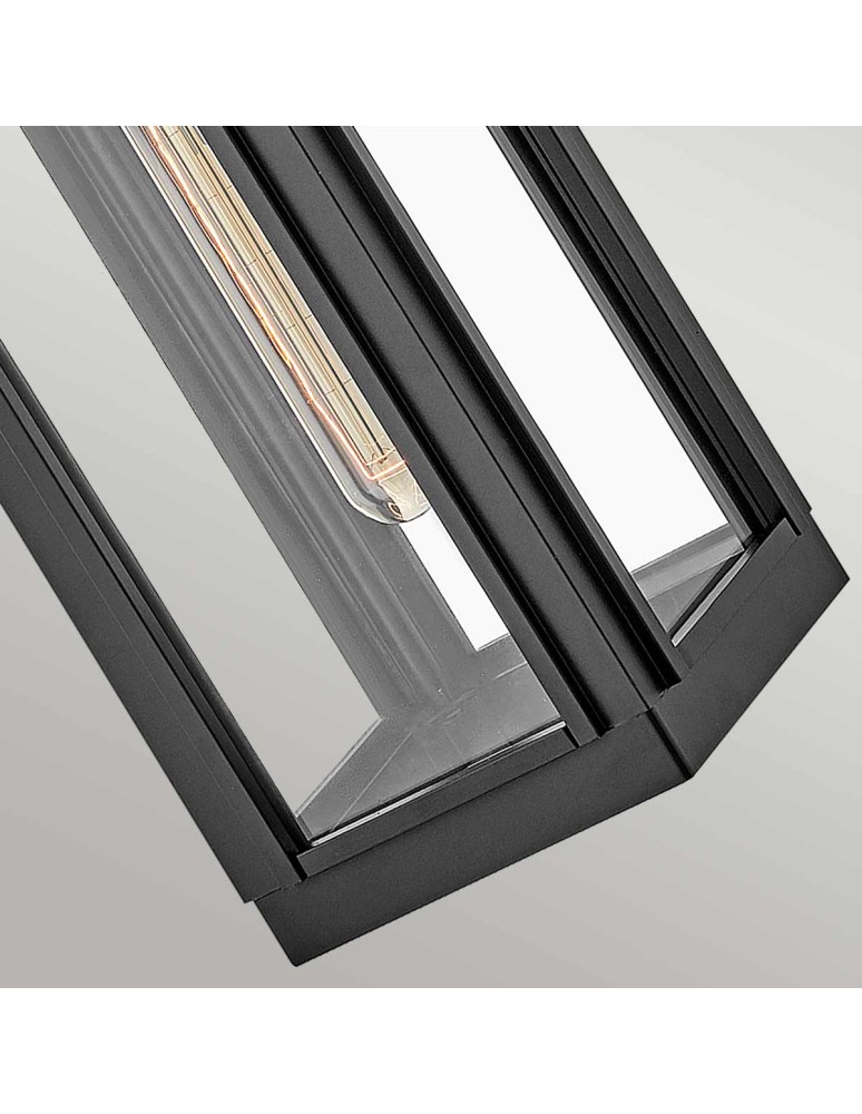 Kinkiety zewnętrzne - Elstead Lighting Mała latarnia naścienna Sag Harbor - 1 źródło światła - Czarna IP44 HK-SAG-HARBOR-S-BK - product kolory-swiatla.pl 3