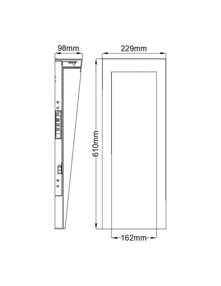 Elstead Lighting Duża latarnia naścienna LED Taper IP44 HK-TAPER-L-TBK Elstead Lighting Duża latarnia naścienna LED Taper IP44 HK-TAPER-L-TBK