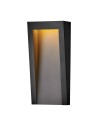 Elstead Lighting Średnia latarnia naścienna LED Taper IP44 HK-TAPER-M-TBK