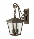 Kinkiety zewnętrzne - Elstead Lighting Średnia latarnia naścienna Trellis - 3 źródła światła IP44 HK-TRELLIS2-M - product 1