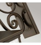 Kinkiety zewnętrzne - Elstead Lighting Średnia latarnia naścienna Trellis - 3 źródła światła IP44 HK-TRELLIS2-M - product 3
