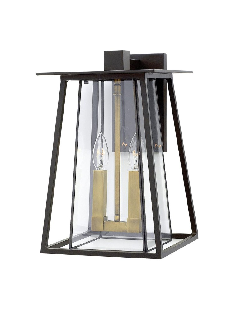 Elstead Lighting Duża latarnia naścienna Walker - 2 źródła światła IP44 HK-WALKER2-L