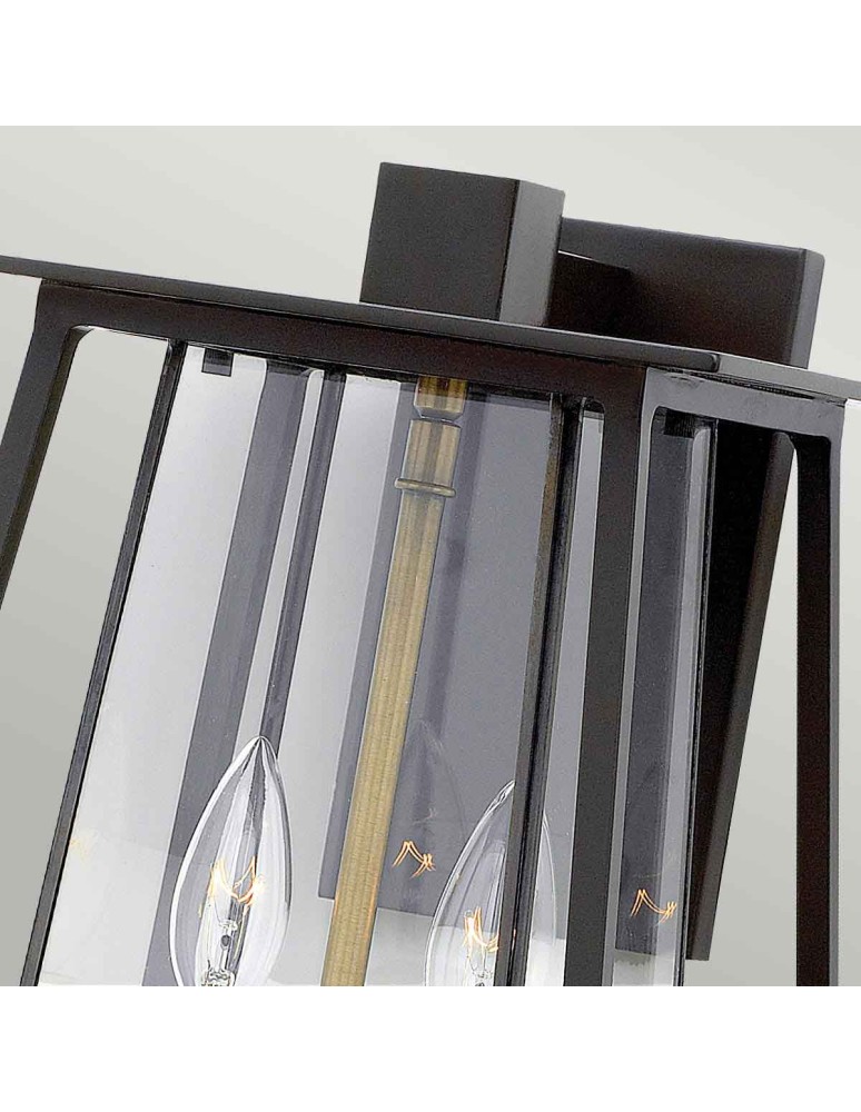 Elstead Lighting Duża latarnia naścienna Walker - 2 źródła światła IP44 HK-WALKER2-L