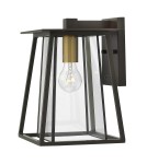 Kinkiety zewnętrzne - Elstead Lighting Średnia latarnia naścienna Walker - 1 źródło światła IP44 HK-WALKER2-M - product 1