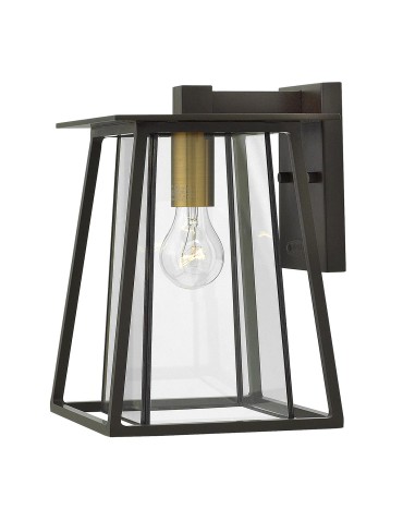 Elstead Lighting Średnia latarnia naścienna Walker - 1 źródło światła IP44 HK-WALKER2-M