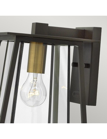 Elstead Lighting Średnia latarnia naścienna Walker - 1 źródło światła IP44 HK-WALKER2-M - produkt 2