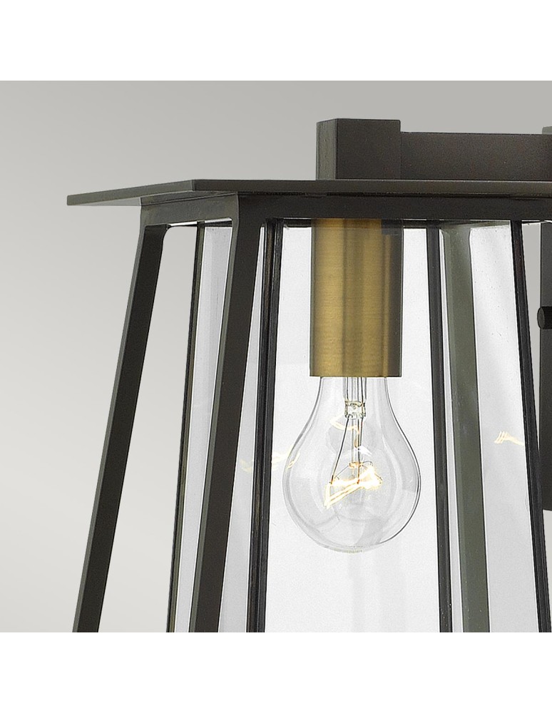Elstead Lighting Średnia latarnia naścienna Walker - 1 źródło światła IP44 HK-WALKER2-M