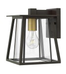 Kinkiety zewnętrzne - Elstead Lighting Mała latarnia naścienna Walker - 1 źródło światła IP44 HK-WALKER2-S - product 1