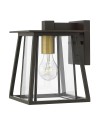 Elstead Lighting Mała latarnia naścienna Walker - 1 źródło światła IP44 HK-WALKER2-S