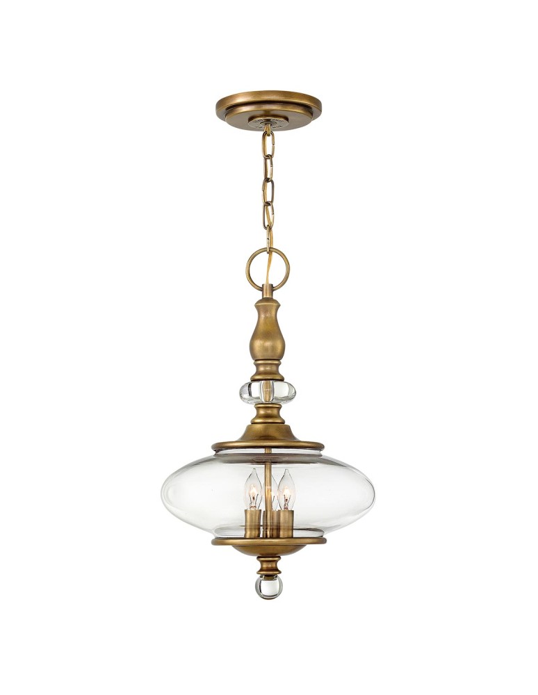 Elstead Lighting Lampa wisząca Wexley - 3 źródła światła HK-WEXLEY-3P-HB