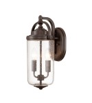 Kinkiety zewnętrzne - Elstead Lighting Średnia latarnia naścienna Willoughby - 2 źródła światla IP44 HK-WILLOUGHBY-M-OZ - product 1